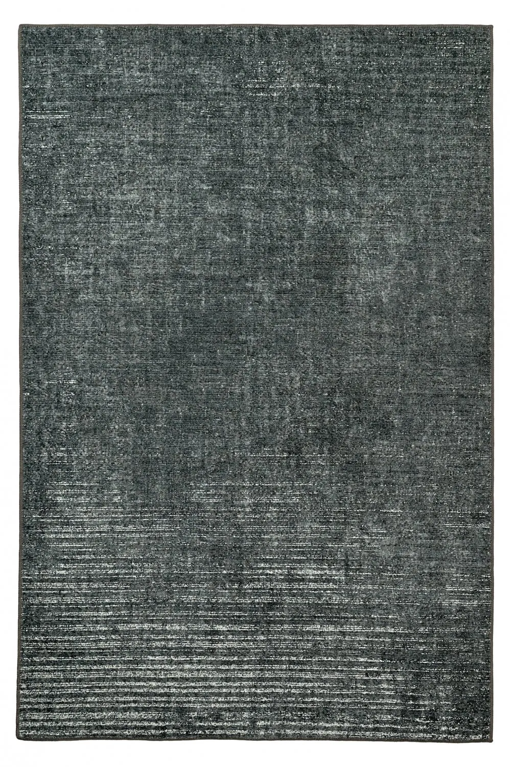 Flachgewebter Teppich - Elarion (schwarz)