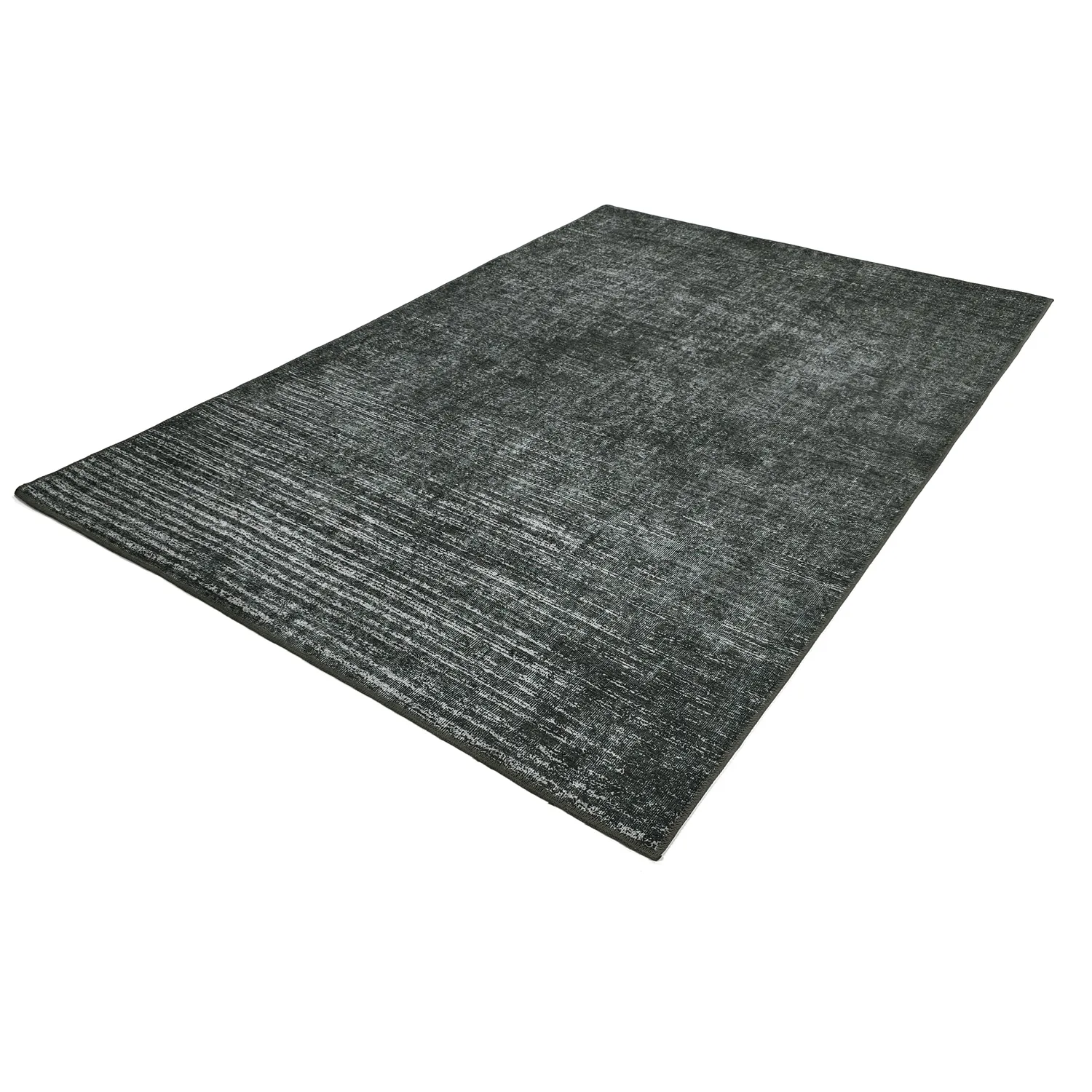 Flachgewebter Teppich - Elarion (schwarz)