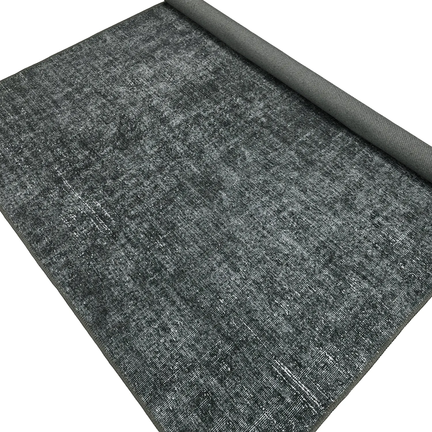Flachgewebter Teppich - Elarion (schwarz)