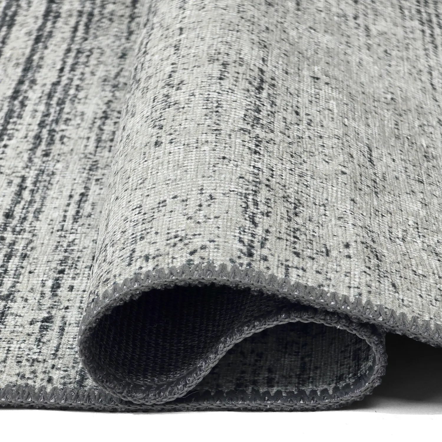 Flachgewebter Teppich - Elarion (grau)