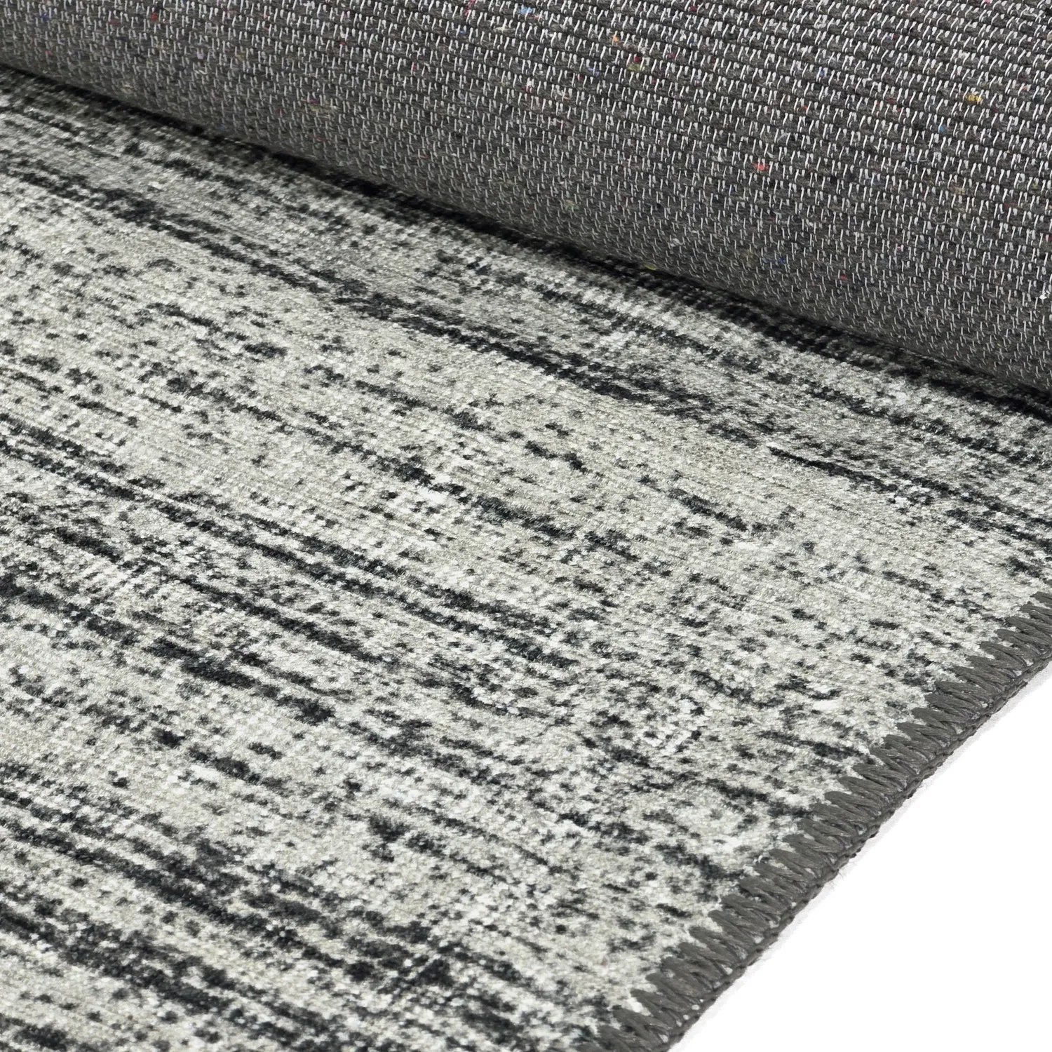 Flachgewebter Teppich - Elarion (grau)