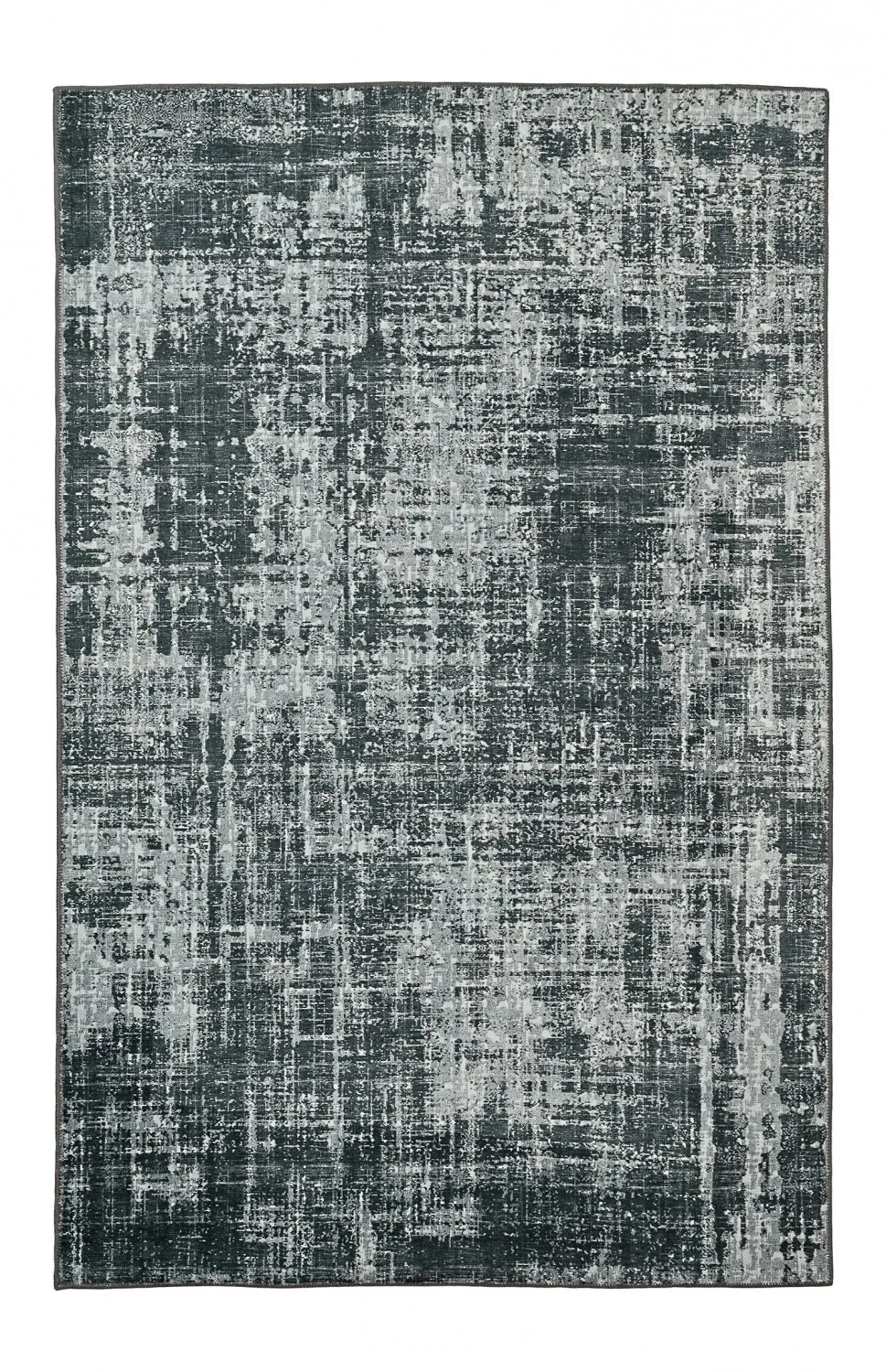 Flachgewebter Teppich - Elira (schwarz)