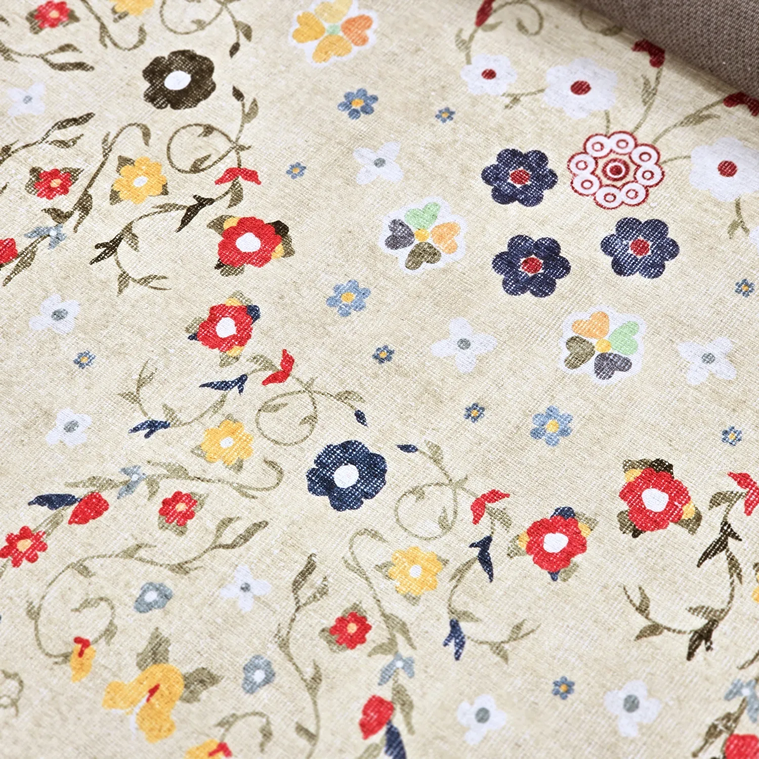 Flachgewebter Teppich - Nabilar (creme)