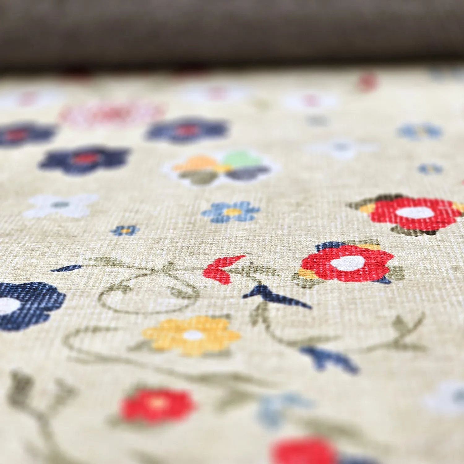 Flachgewebter Teppich - Nabilar (creme)