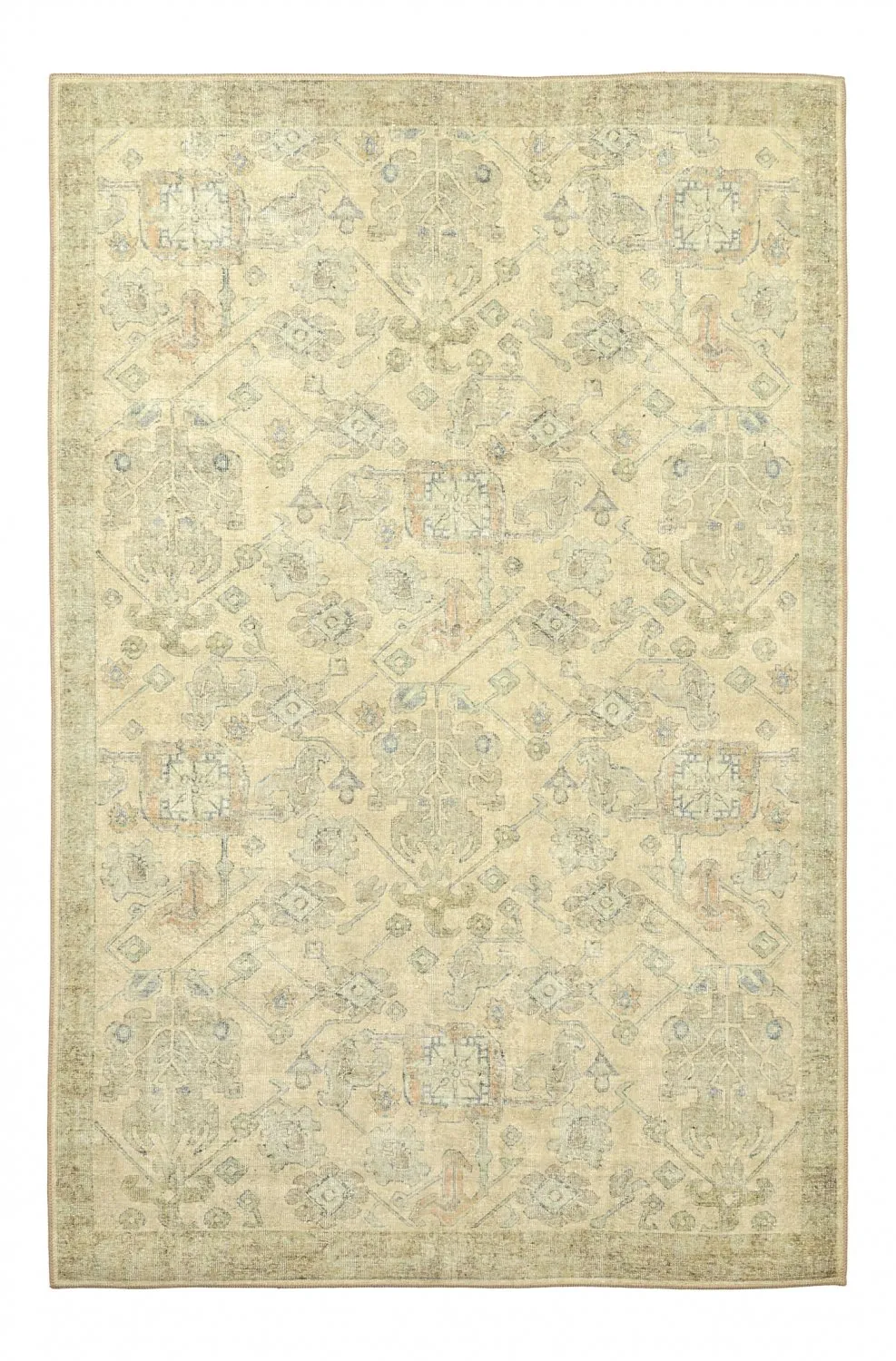 Flachgewebter Teppich - Noura (beige)