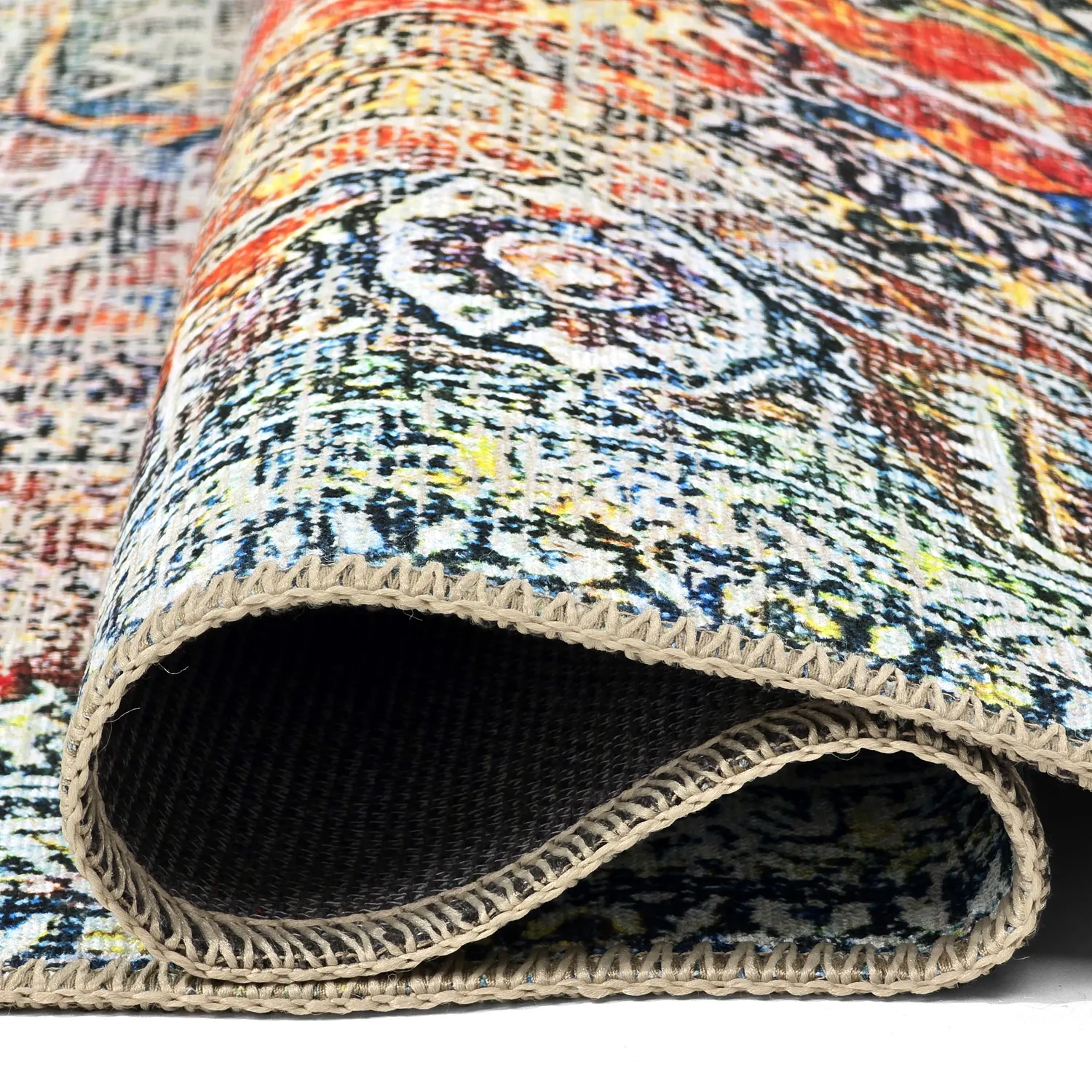 Flachgewebter Teppich - Oriental Rainbow (mehrfarbig)