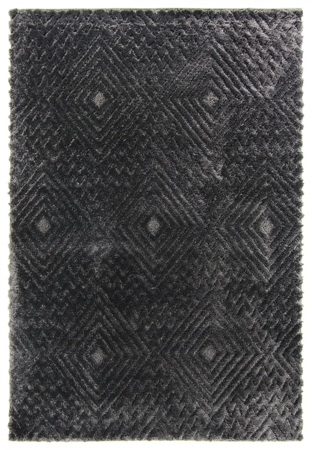 Hochflorteppiche - Stettin (schwarz)