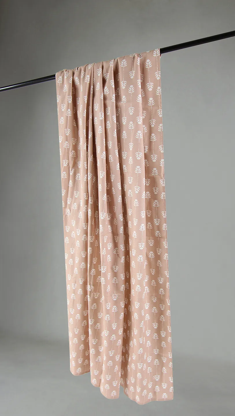 Vorhänge - Baumwollvorhang Sari (Rosa)