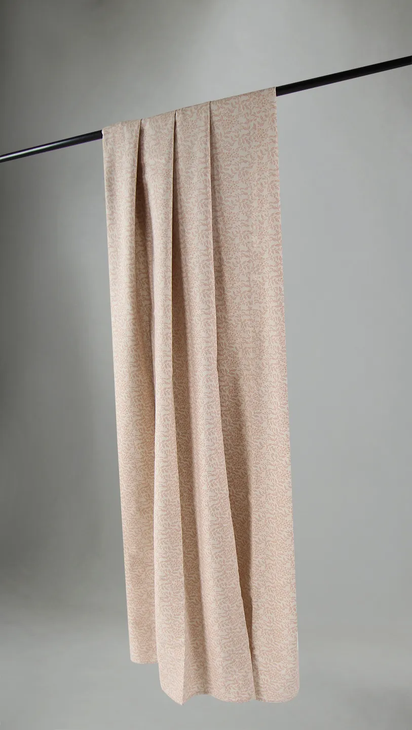 Vorhänge - Baumwollvorhang Lilja (beige)