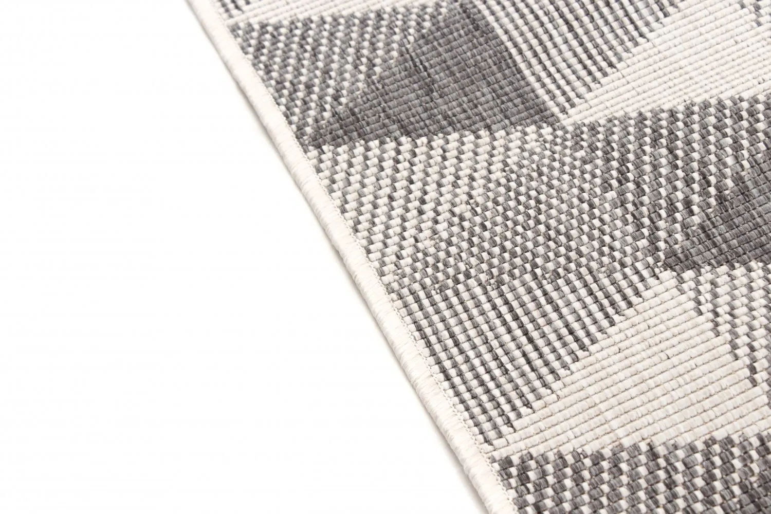Teppich für innen und außen - Brussels Pattern (grau)