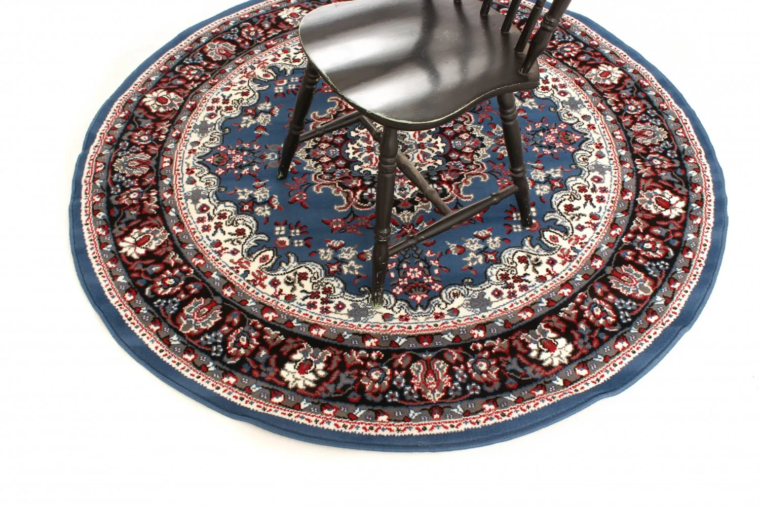 Rund Teppich - Peking (blau)