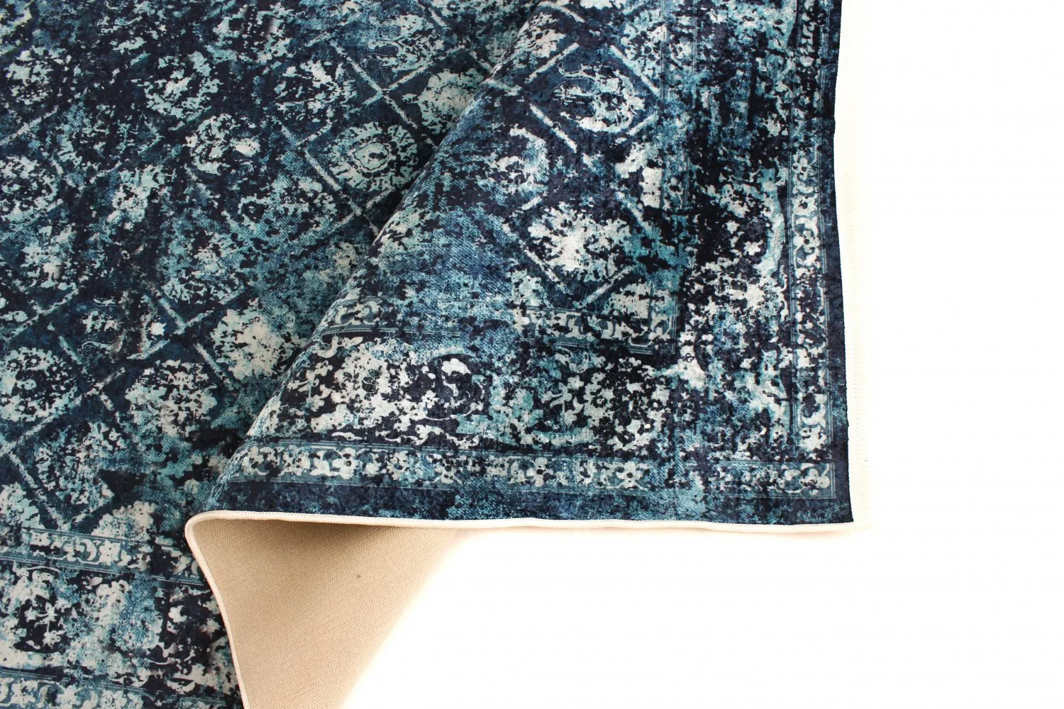 Wilton-Teppich - Douz (blau)