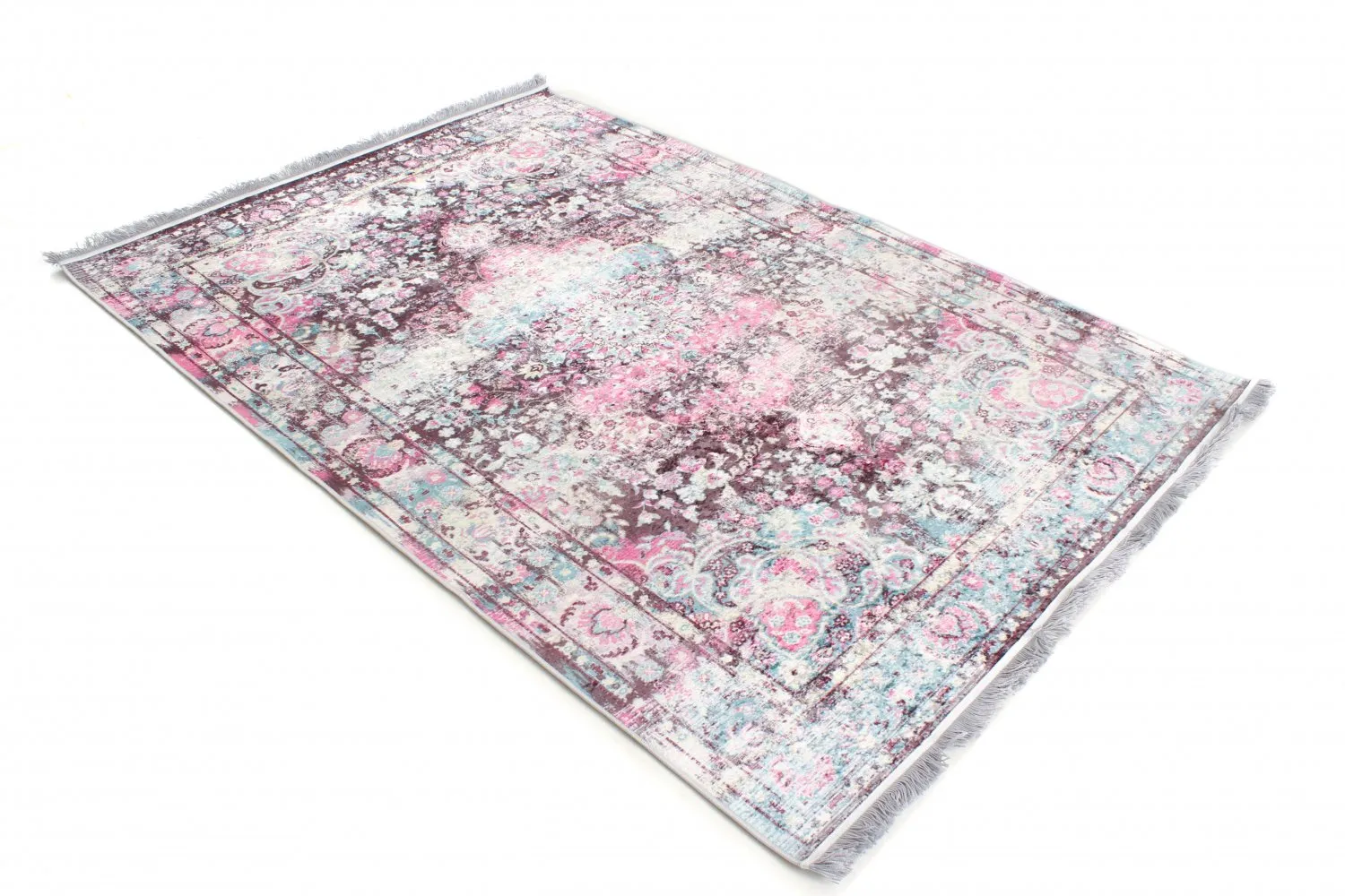Rund Teppich - Jedaida (rosa/multi)