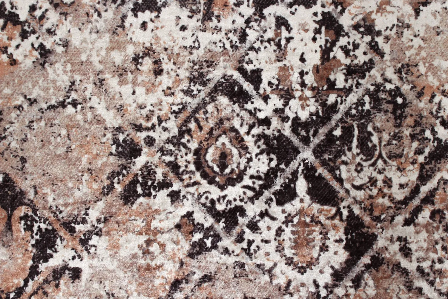Wilton-Teppich - Douz (schwarz/multi)