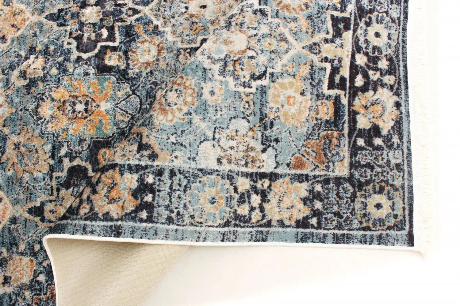 Wilton-Teppich - Fernana (blau/multi)