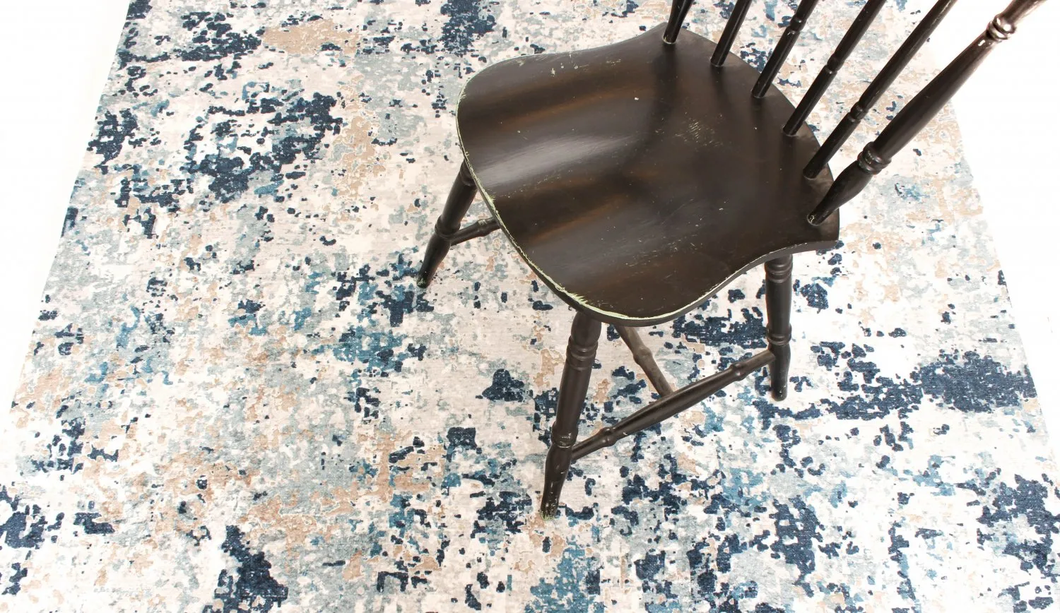 Rund Teppich - Hiboun (blau)