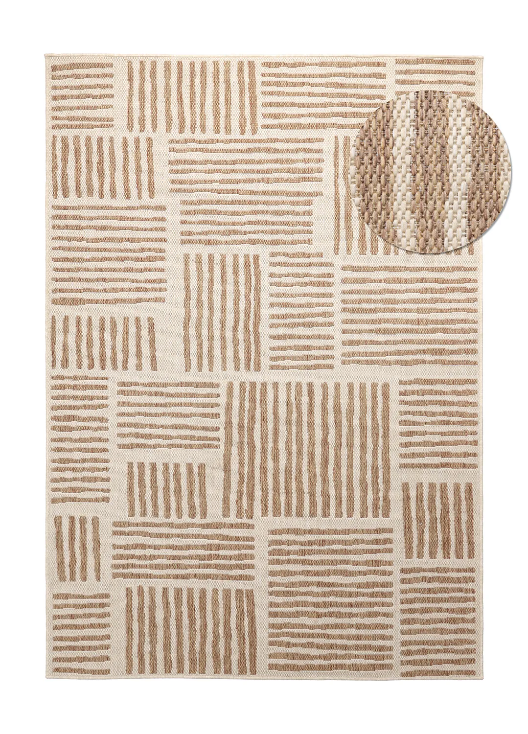 Teppich für innen und außen - Cordoba (braun)
