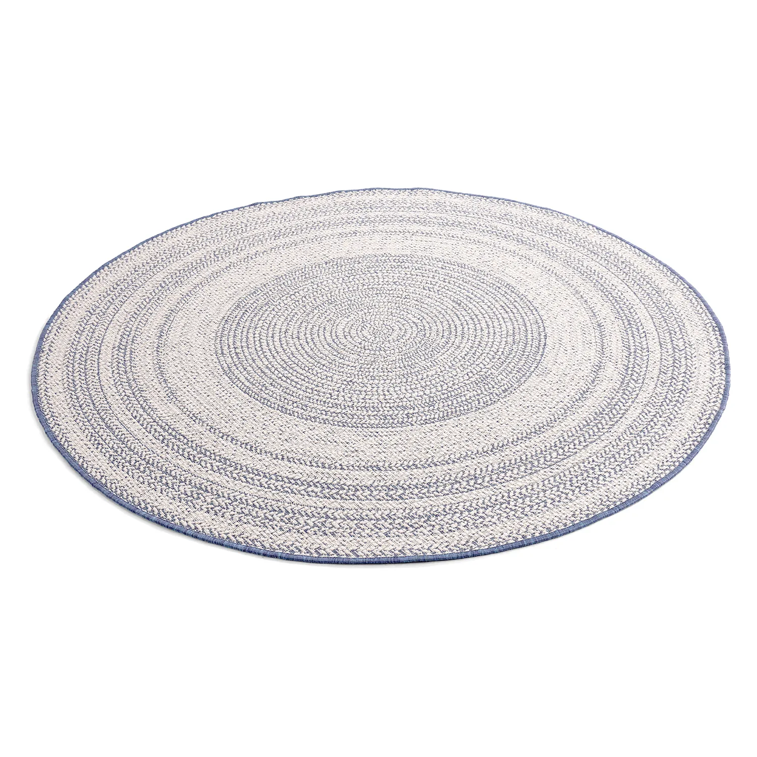 Rund Teppich - Indoor/Outdoor Angus (blau)