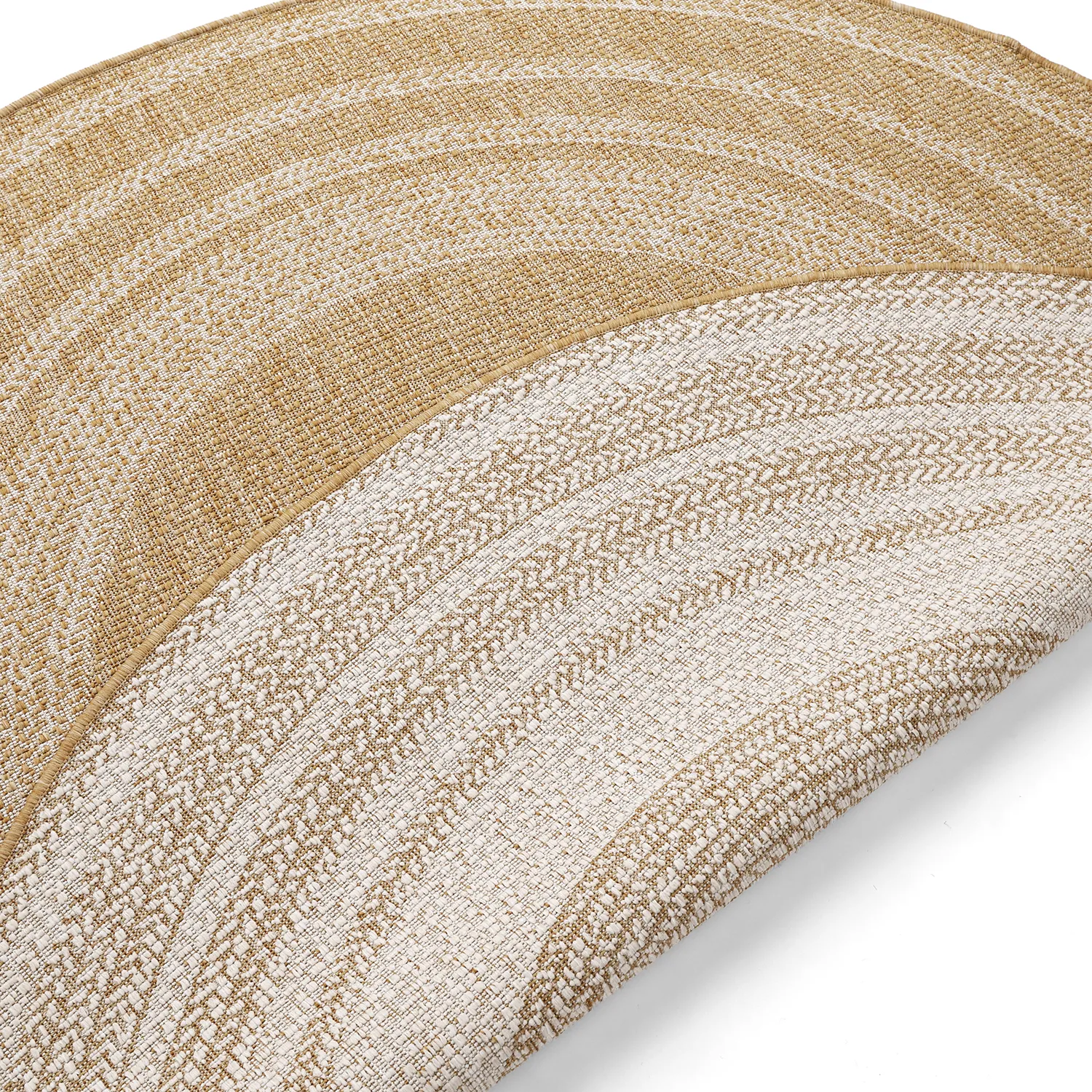 Rund Teppich - Indoor/Outdoor Angus (natur)