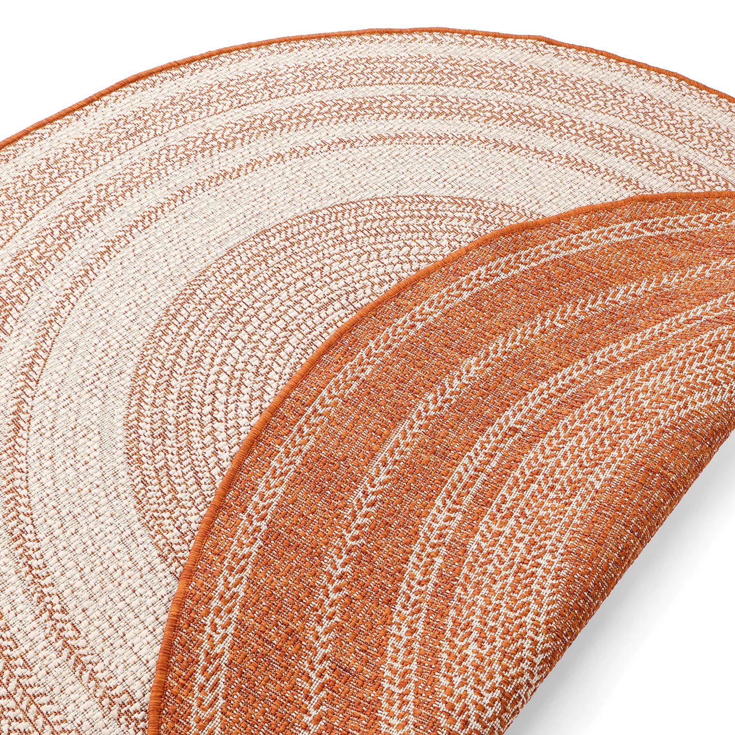 Rund Teppich - Indoor/Outdoor Angus (rot)