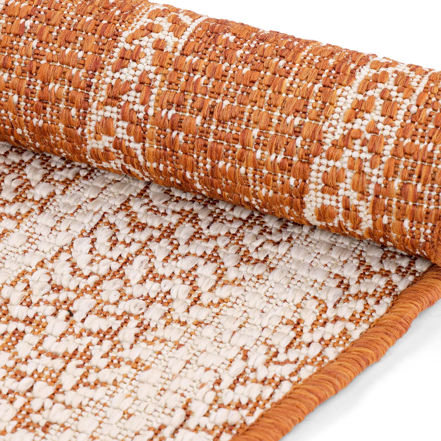 Rund Teppich - Indoor/Outdoor Angus (rot)