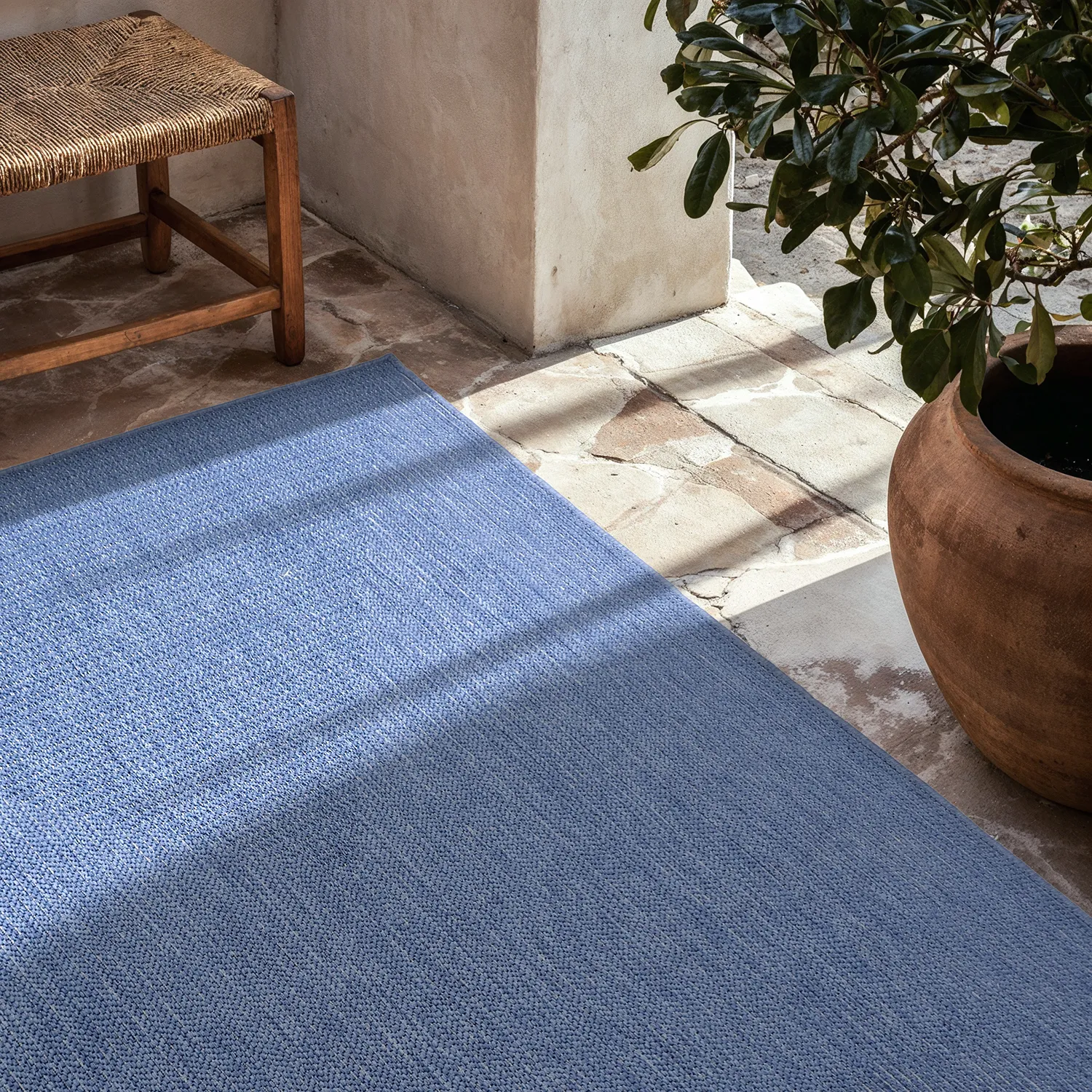 Teppich für innen und außen - utomhusmatta - Arlo (blau)