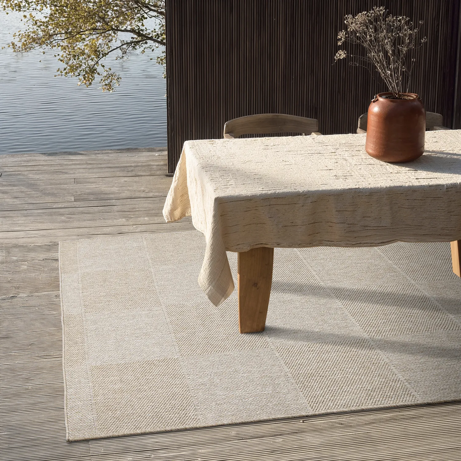 Teppich für innen und außen - utomhusmatta - Ava (beige)