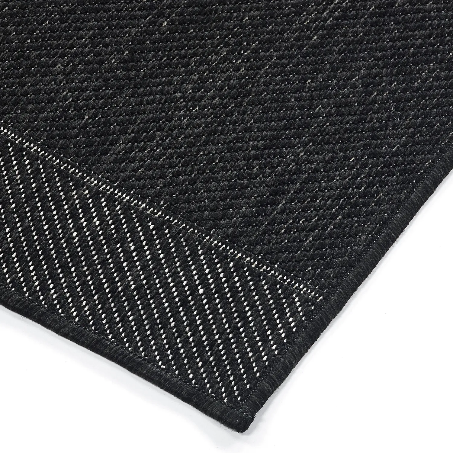 Teppich für innen und außen - utomhusmatta - Ava (schwarz)