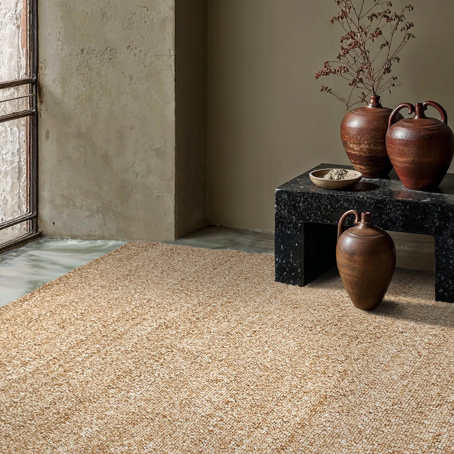 Teppich für innen und außen - Milford Wool Look (beige)