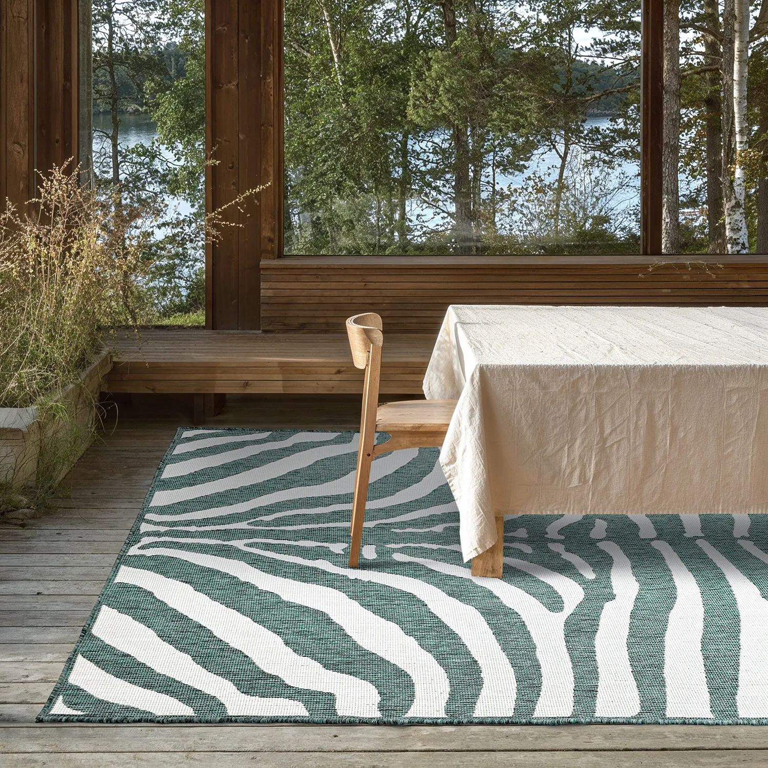 Teppich für innen und außen - utomhusmatta - Winona (grün)