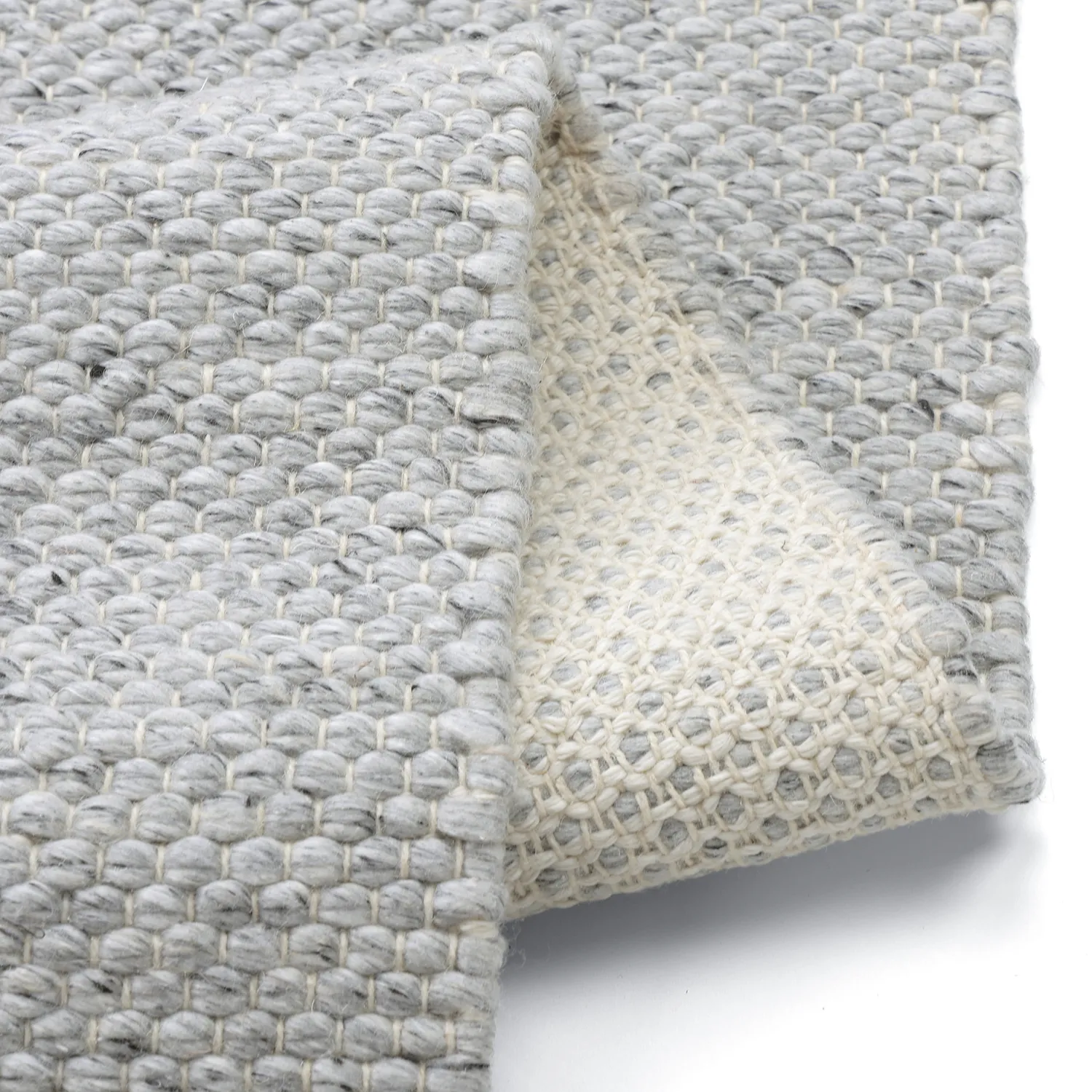 Teppich für innen und außen - Arco Wool Look (grau/beige)