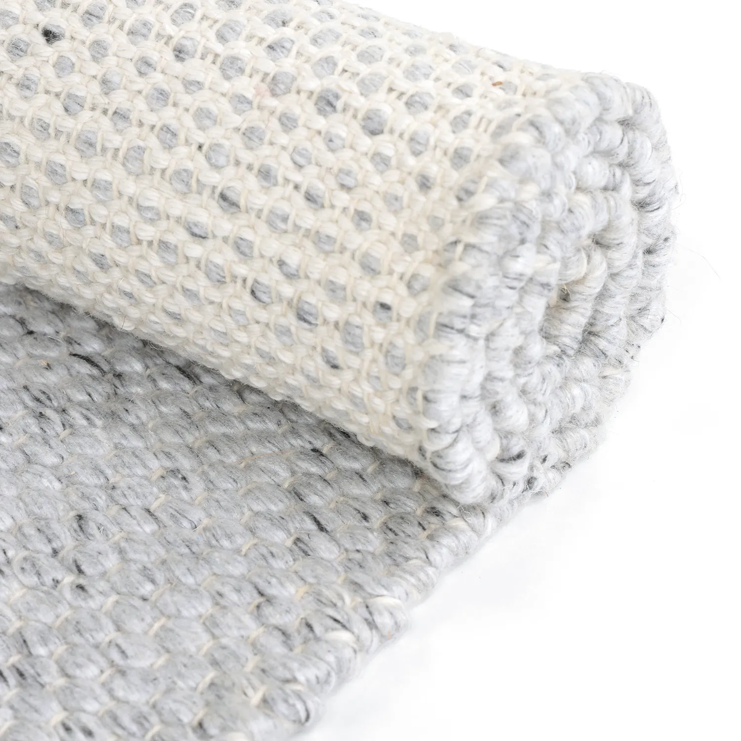 Teppich für innen und außen - Arco Wool Look (grau/beige)