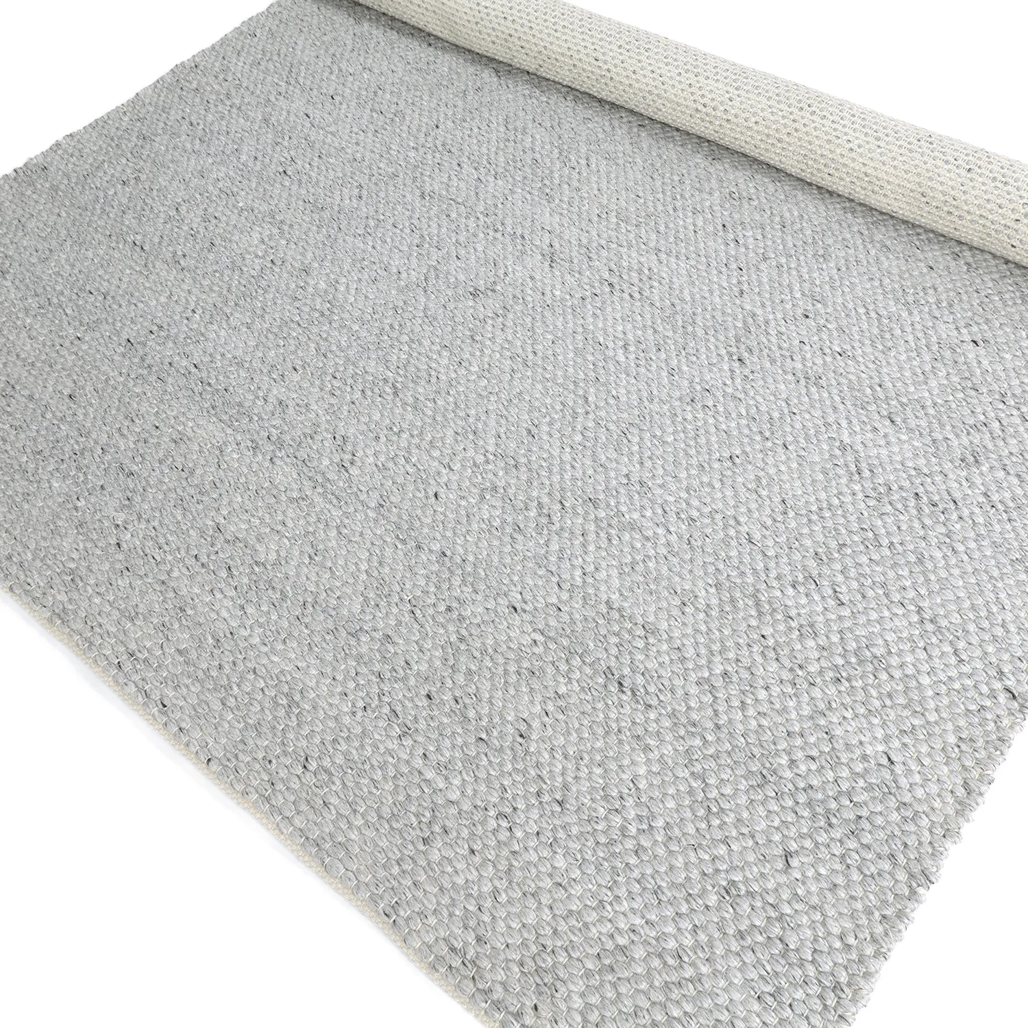 Teppich für innen und außen - Arco Wool Look (grau/beige)