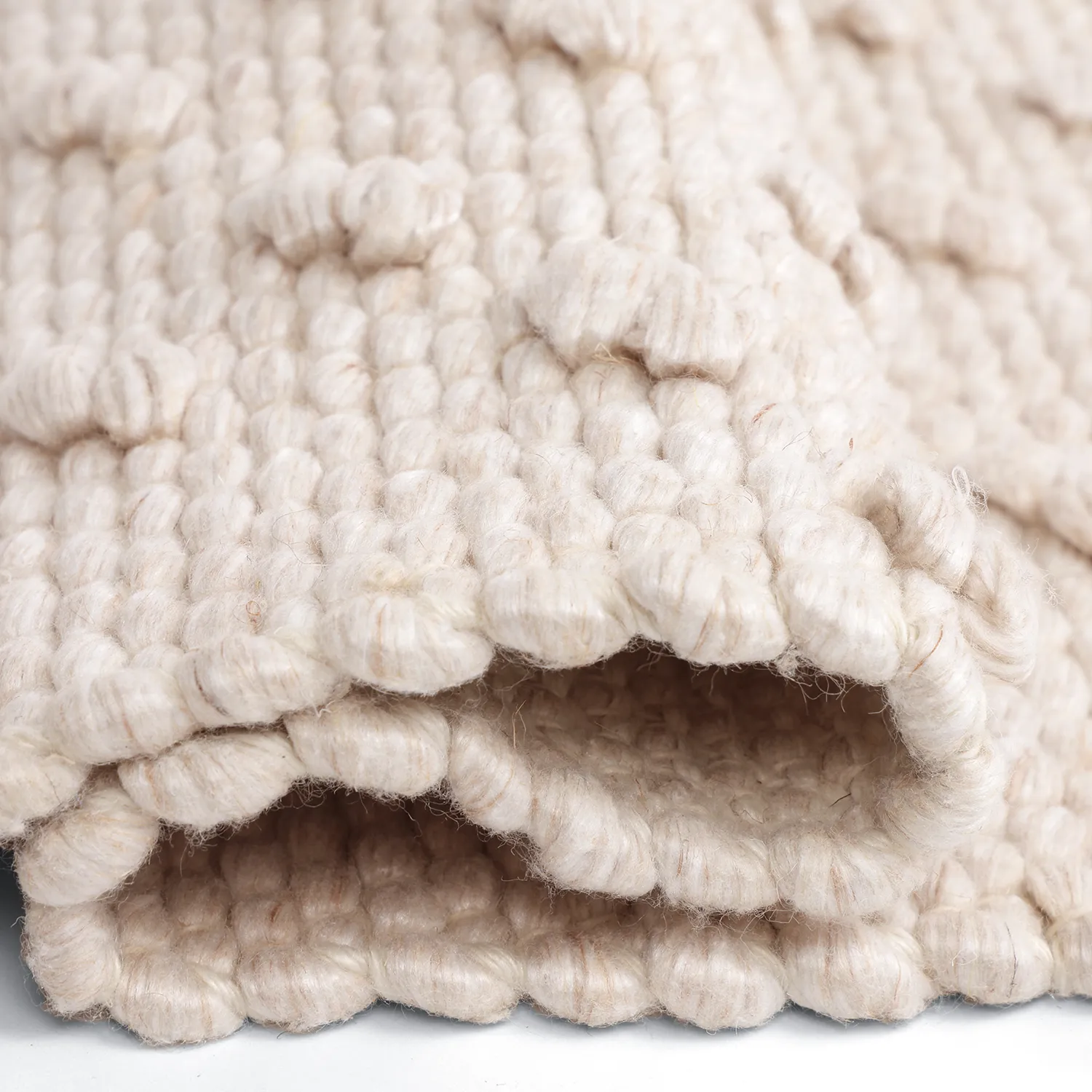 Teppich für innen und außen - Todi Wool Look (creme)