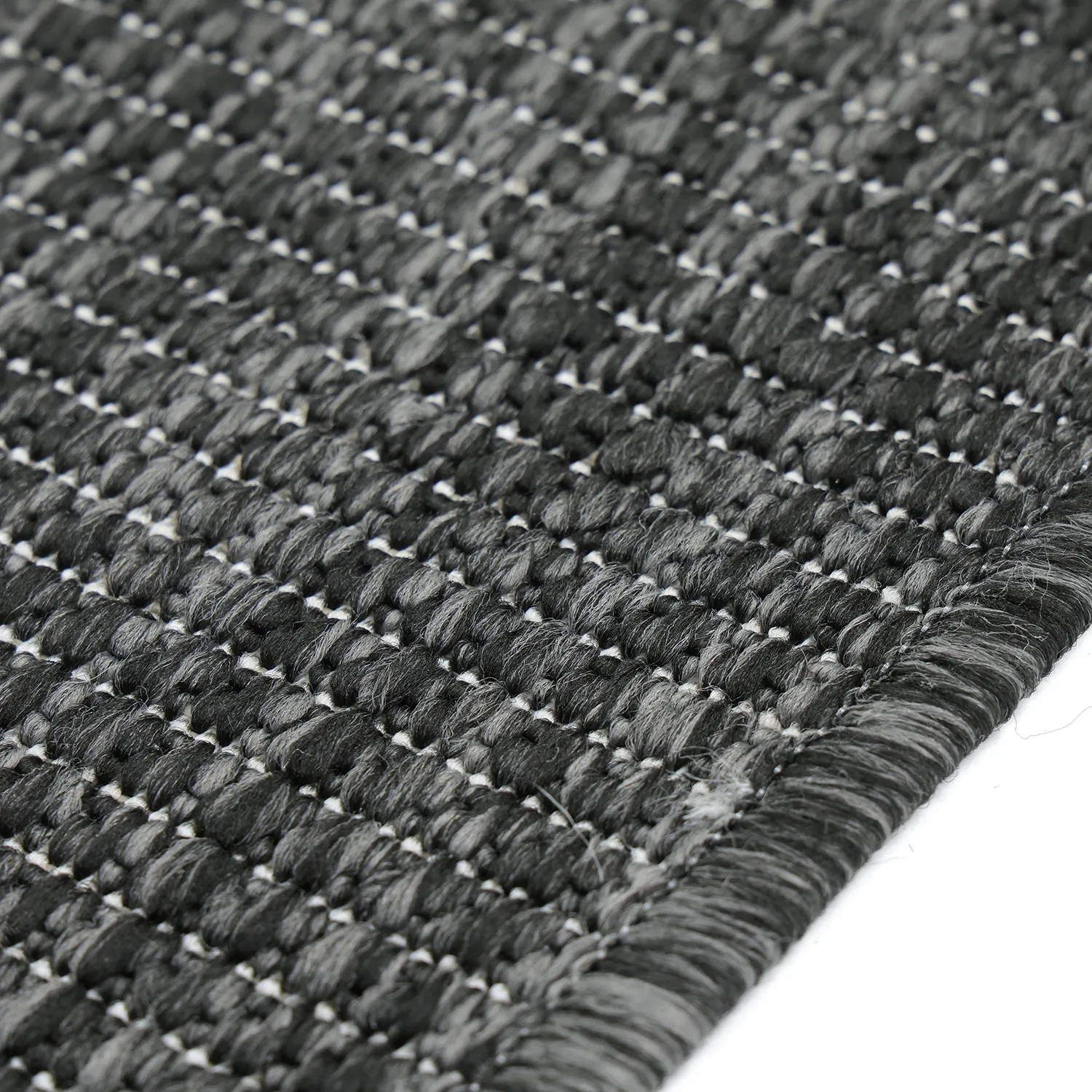 Teppich für innen und außen - Ragusa (schwarz/creme)