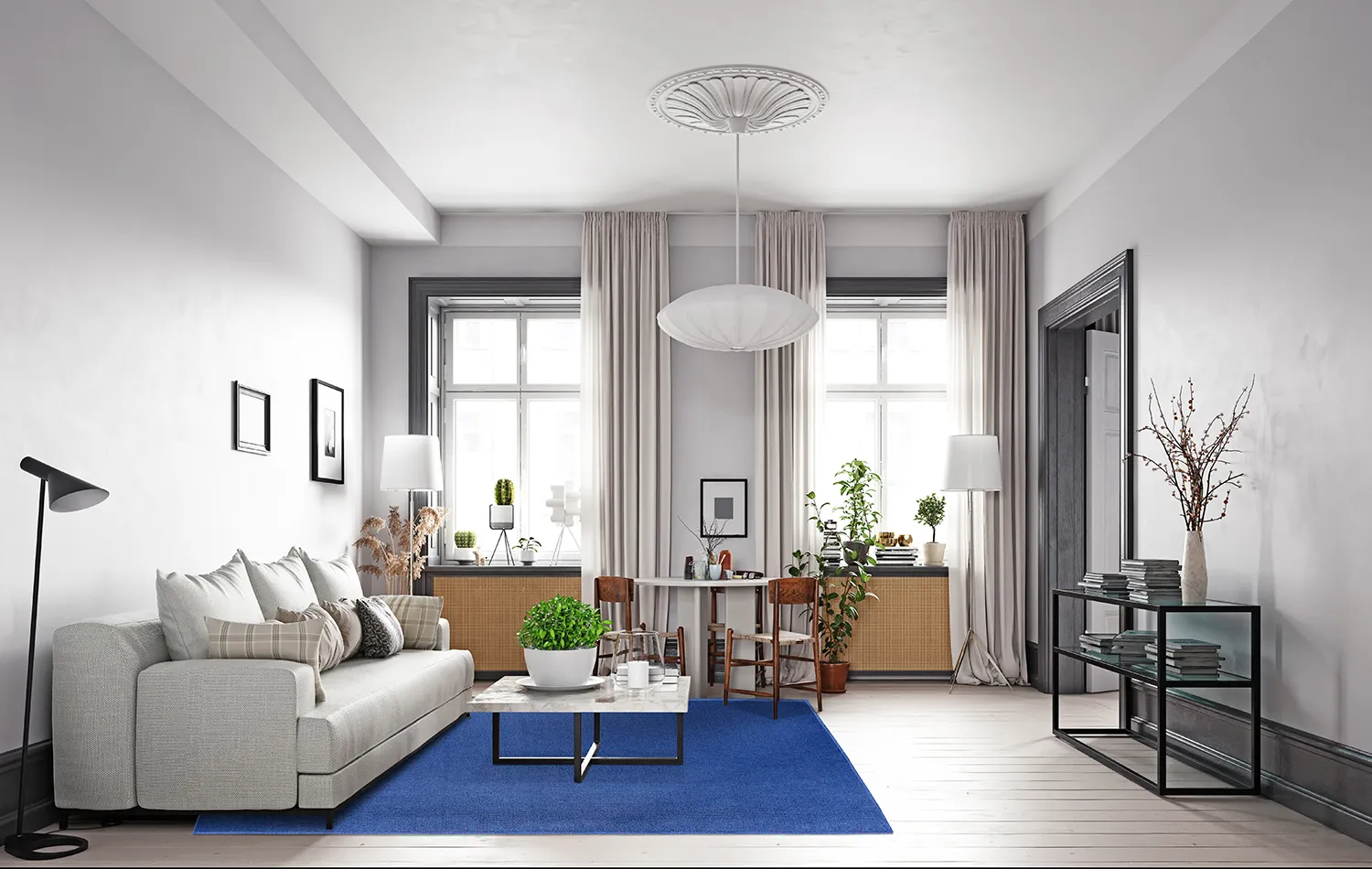 Wollteppich - Hamilton (Classic Blue)