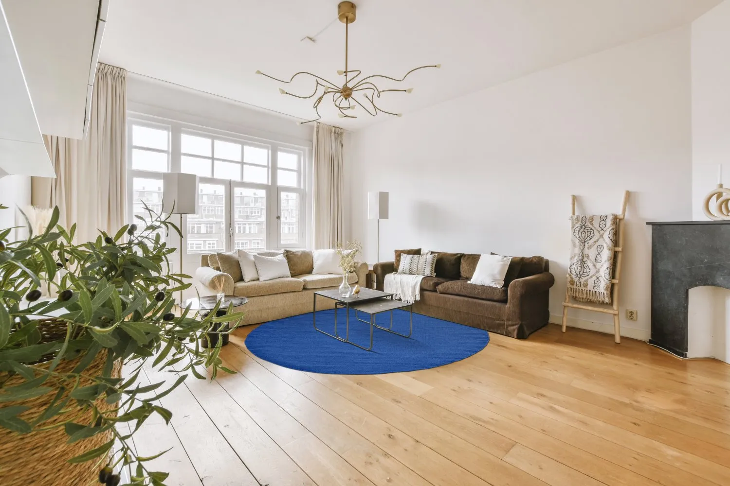 Runde Teppiche - Hamilton (Classic Blue)