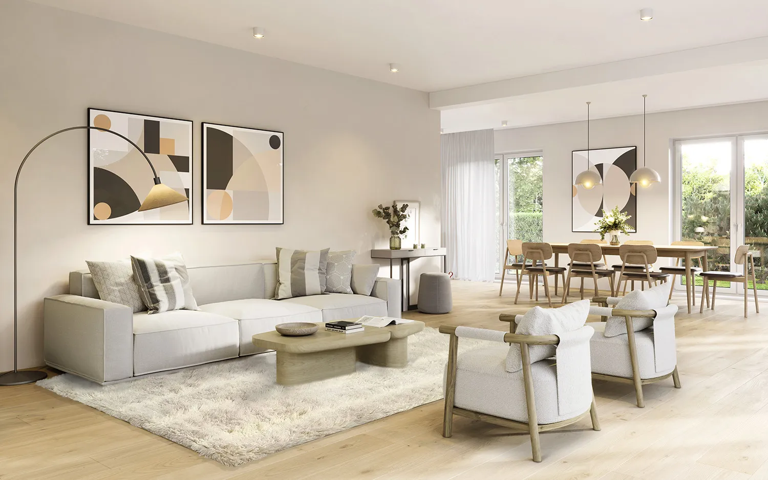 Wollteppich - Ives (beige)