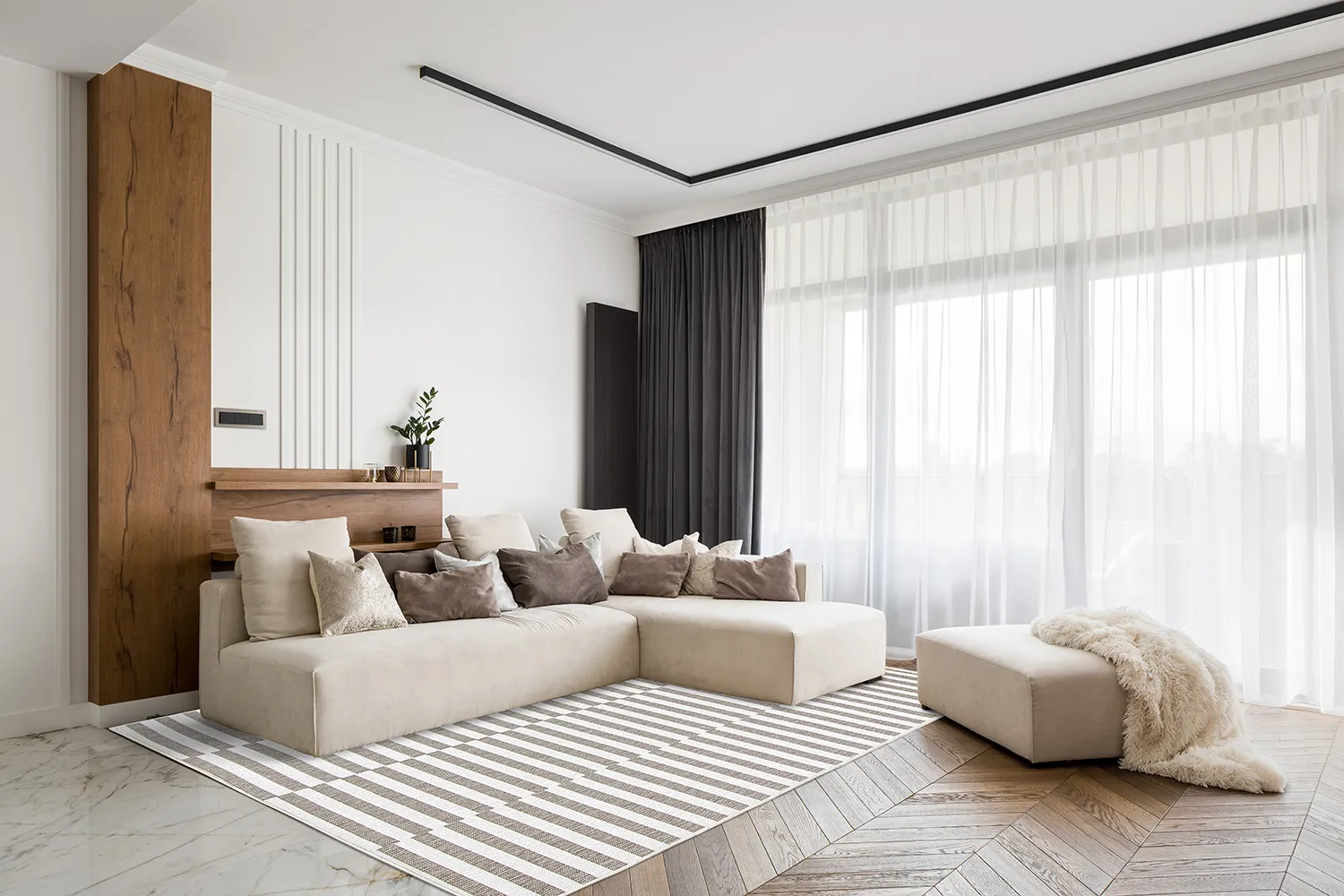 Teppich für innen und außen - Otto (beige)
