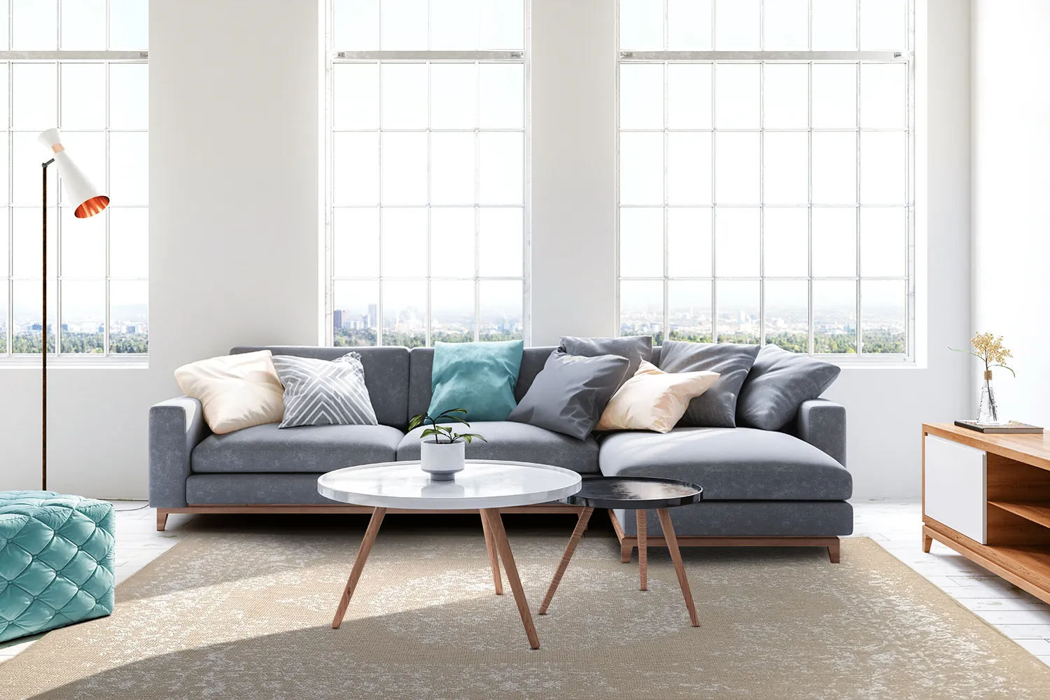 Teppich für innen und außen - Ellstin (beige)