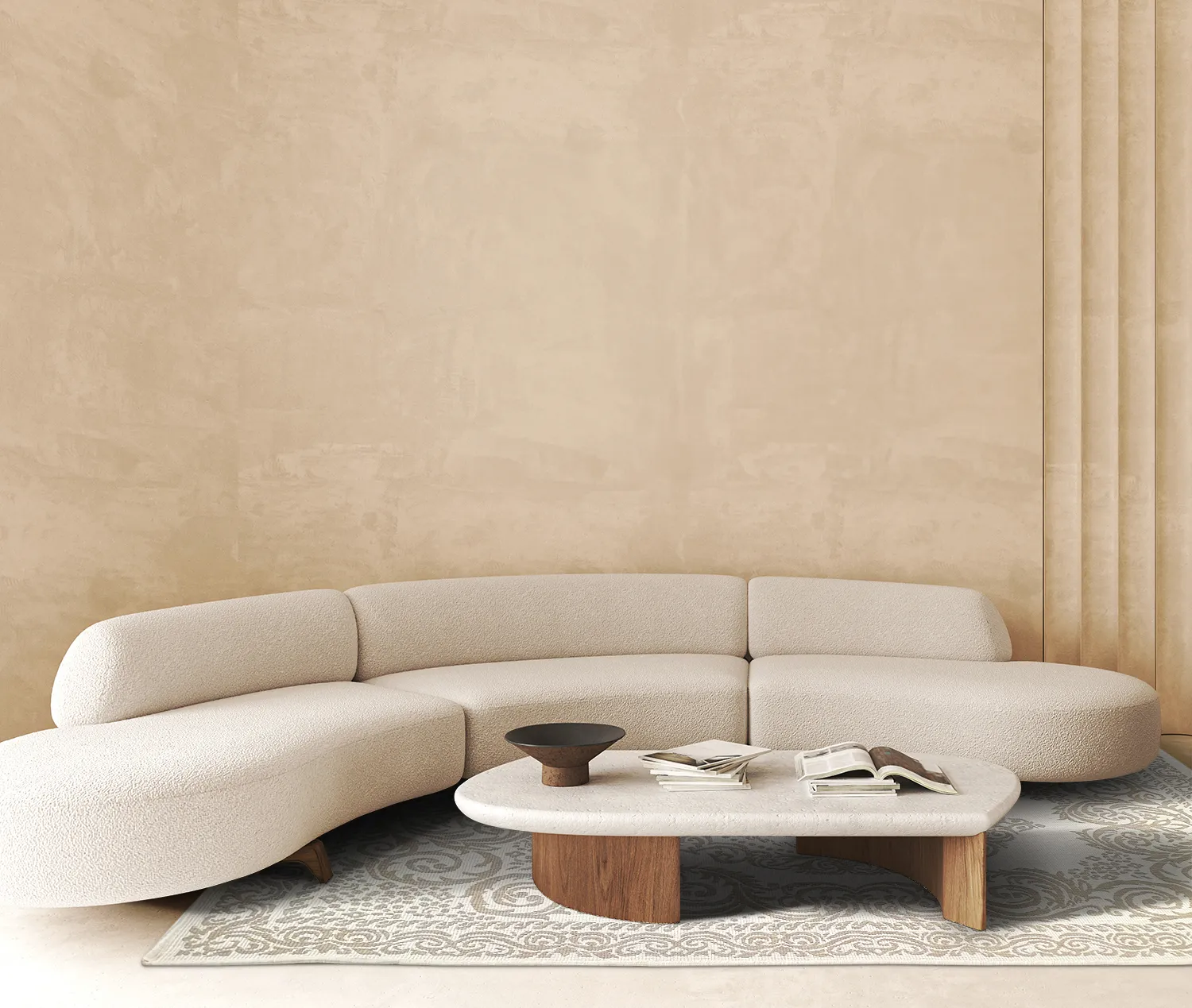 Teppich für innen und außen - Sylvaine (beige)