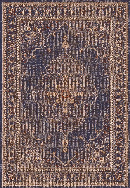 Wilton-Teppich - Pacini (marineblau)