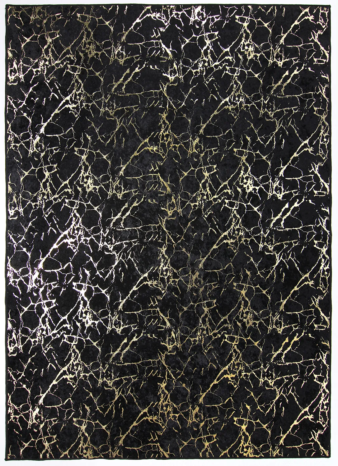 Wilton-Teppich - Alden (schwarz/gold)