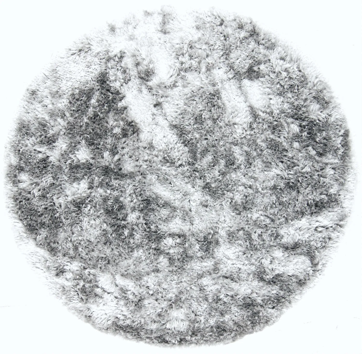 Runde Teppiche - Janjira (silber)