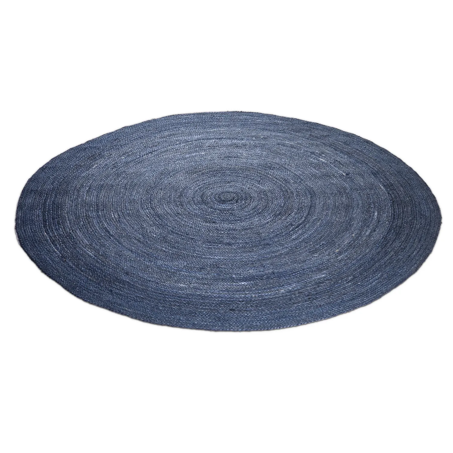 Runder Juteteppich - Amasia (blau)