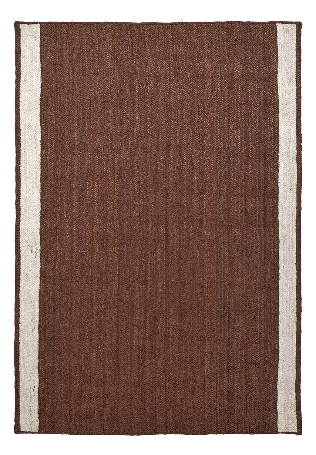 Juteteppich - Senaki (braun/weiß)