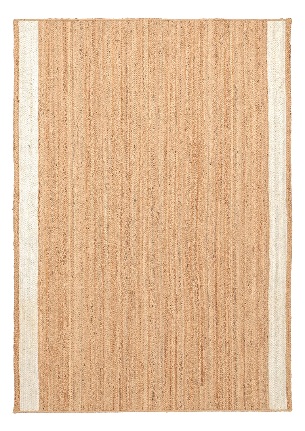 Juteteppich - Senaki (natur/weiß)