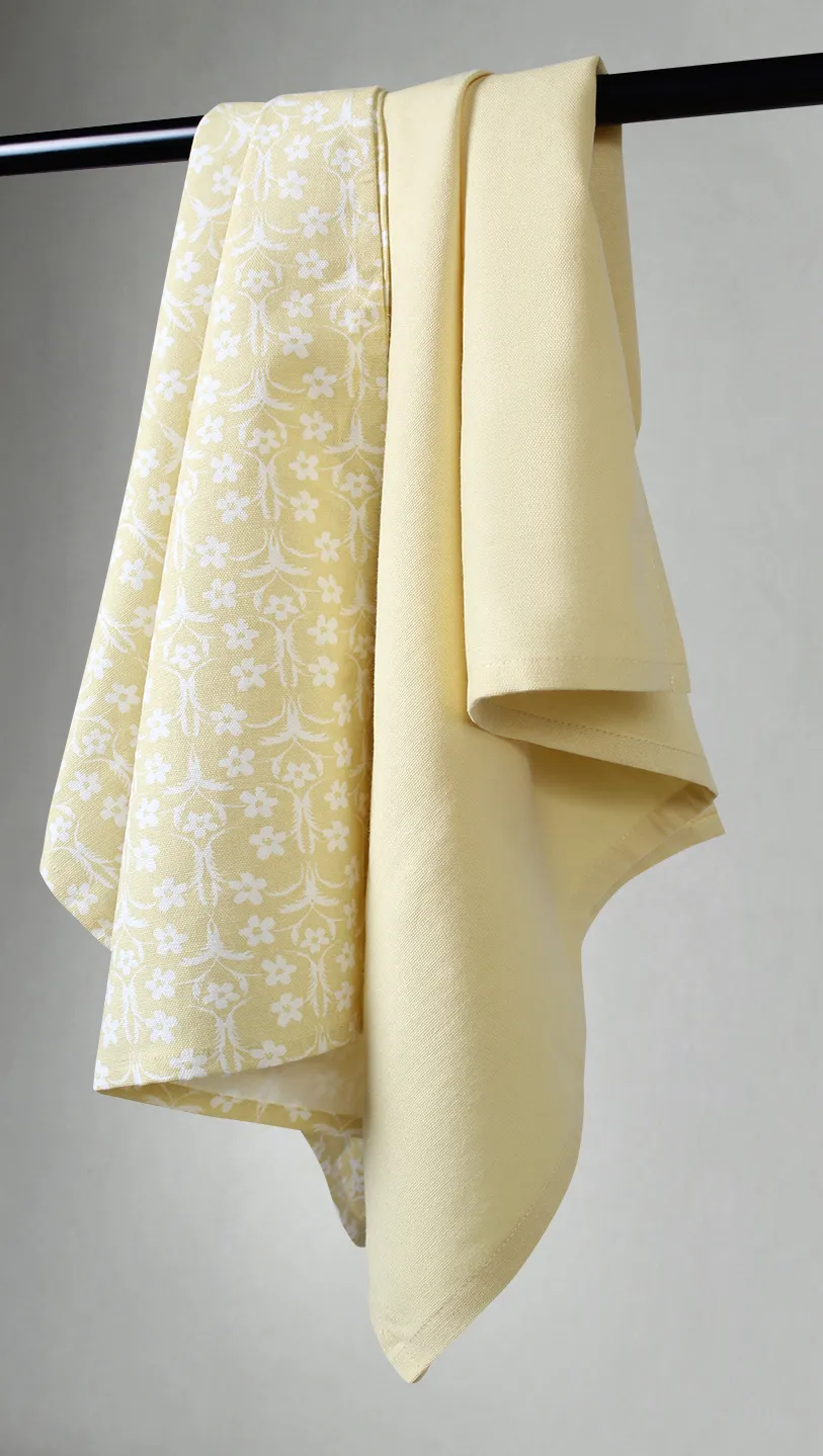 Küchenhandtücher im 2er-Pack - Ella (yellow)