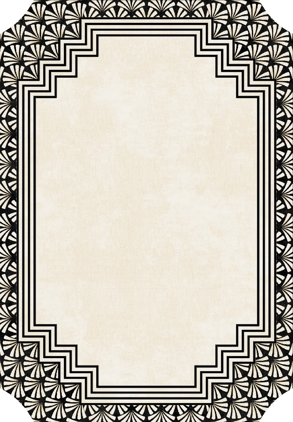 Wilton-Teppich - Cleo (schwarz)