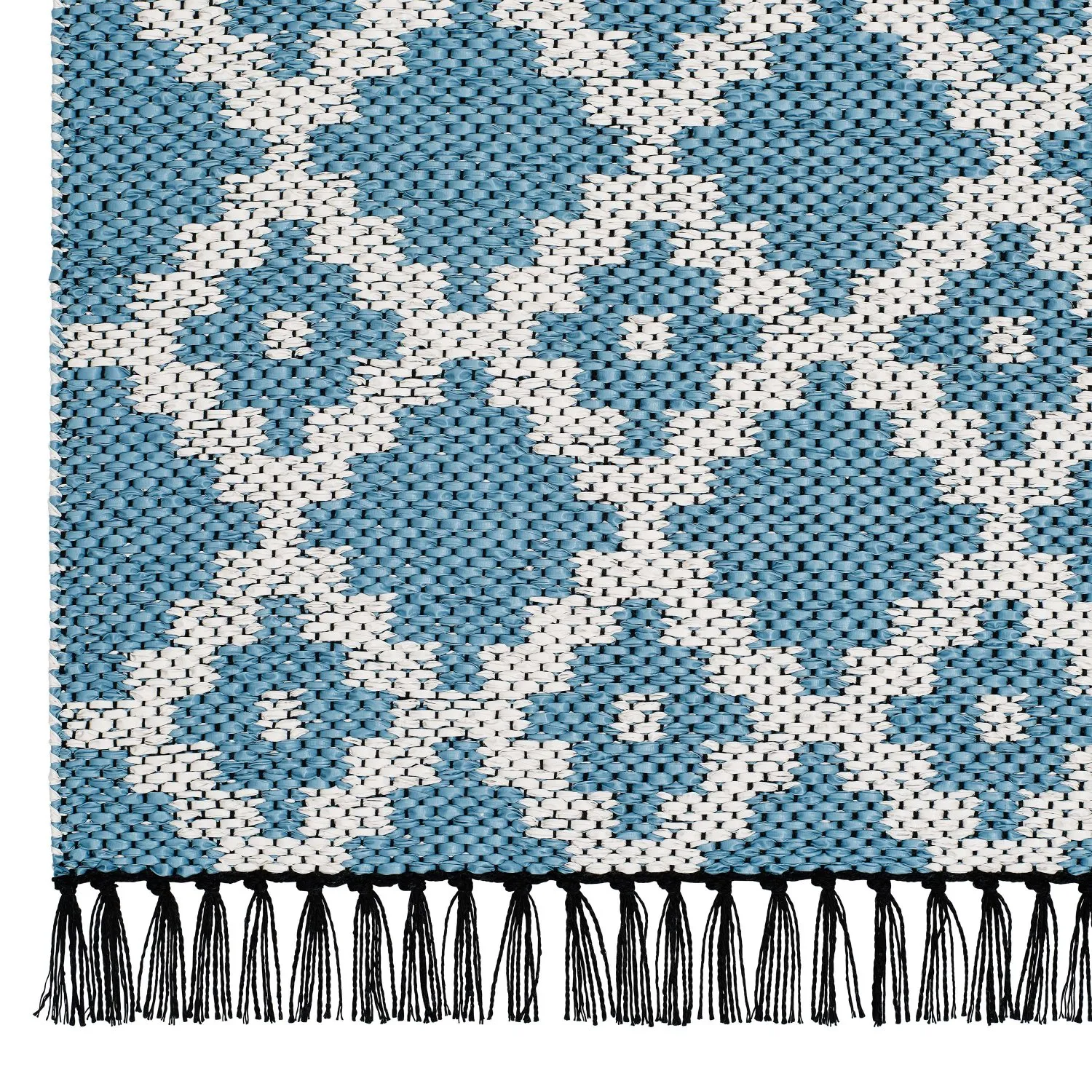 Kunststoffteppiche - Der Horred-Teppich Leia (blau)